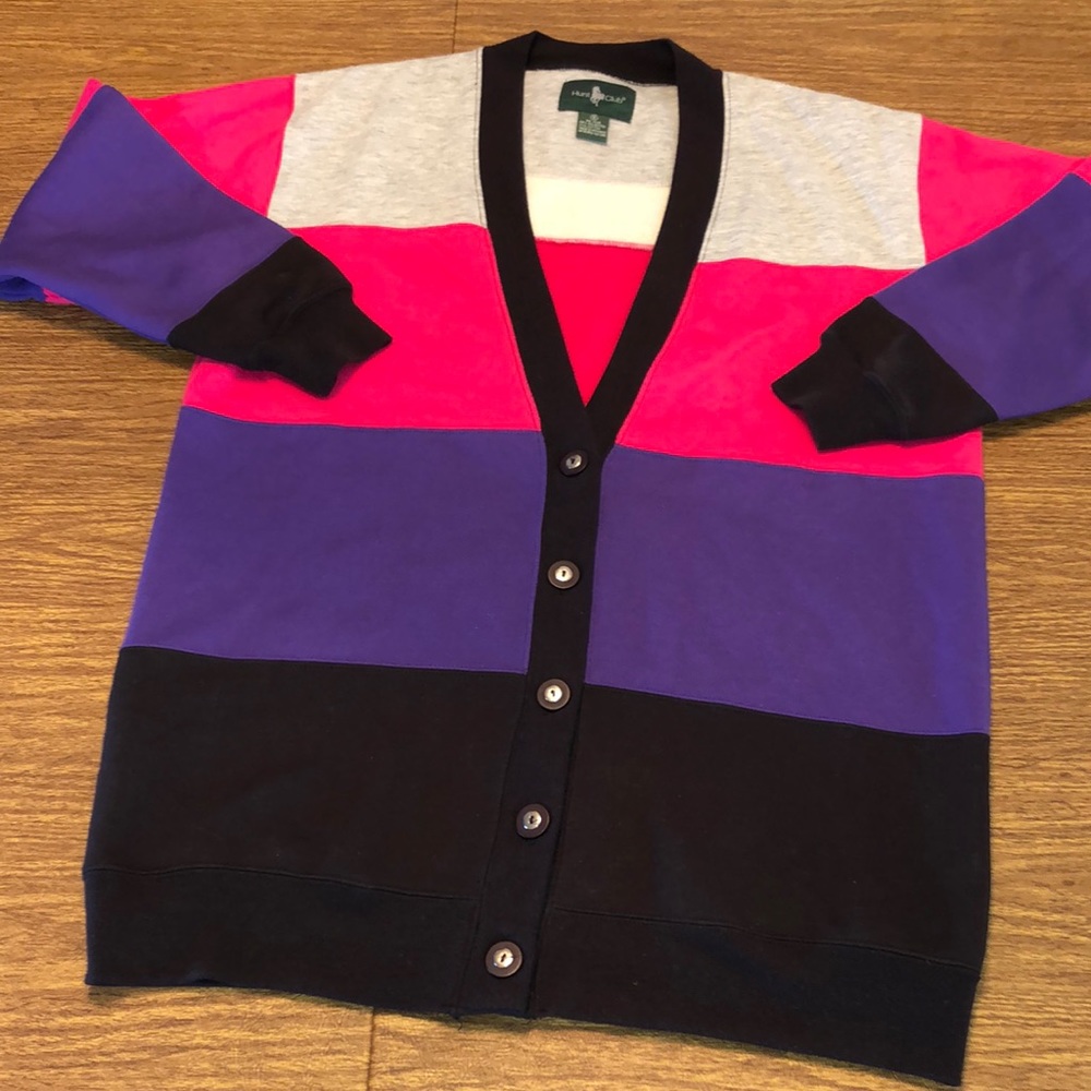 Vintage Hunt Club Oversized Sweatshirt Cardigan